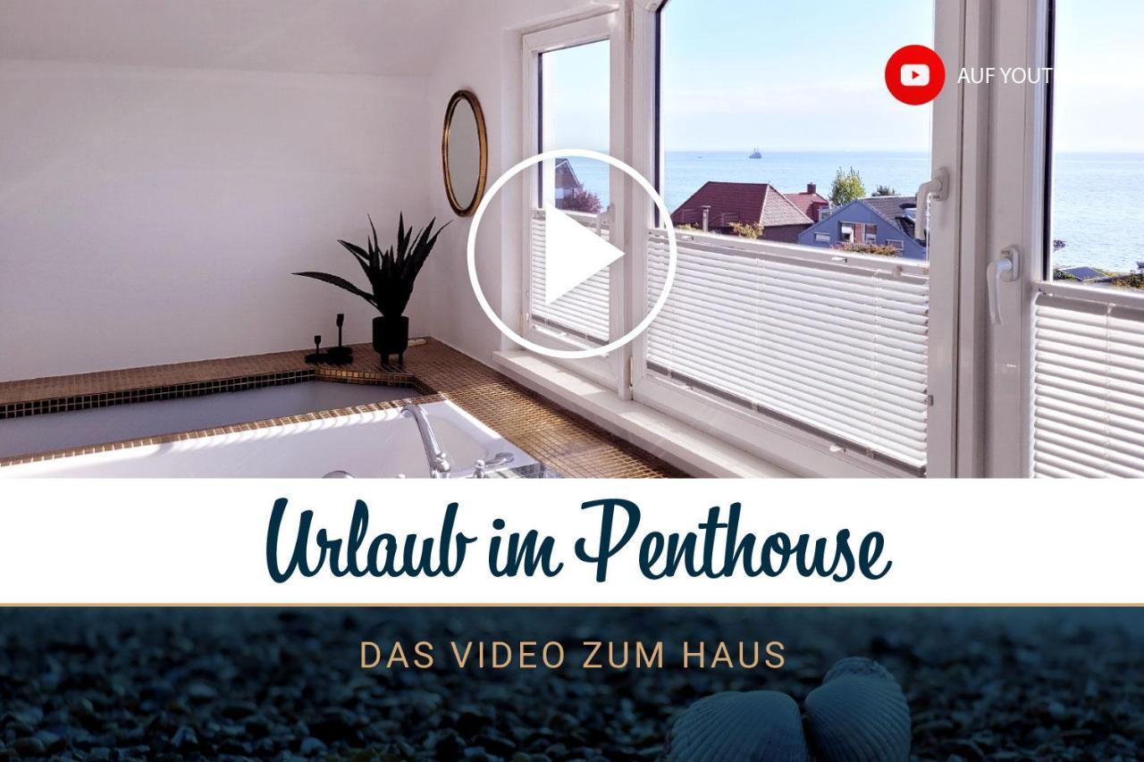 Grosse Penthouse Ferienwohnung Mit Meerblick, Sonnenterrasse & Luxusbad Von "Momentic" Sierksdorf Zewnętrze zdjęcie